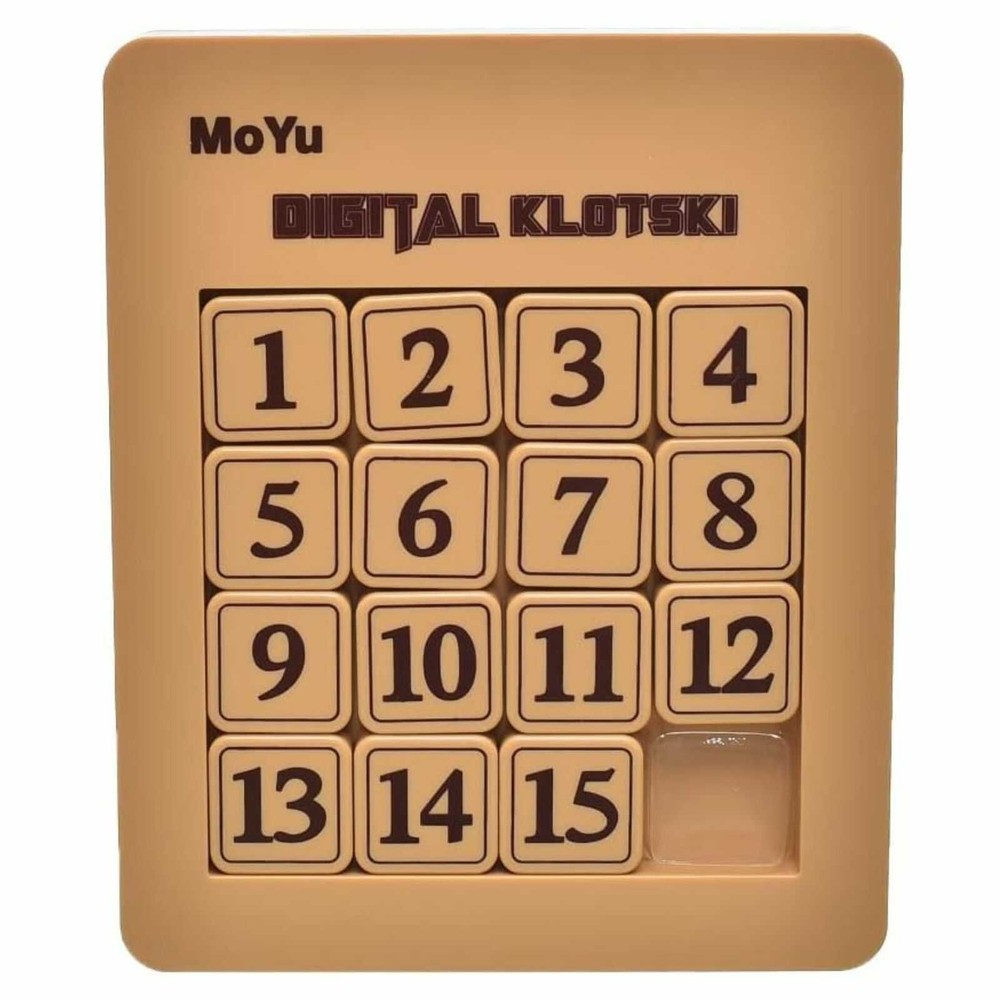 Joc Klotski inteligent, de gândire logică, 15 blocuri magnetice, IQ Slide Brain Game, 6 ani+, tip tetris puzzle, din plastic, 16 x 20 x 2 cm 3