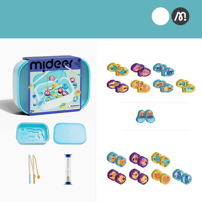 Joc magnetic de pescuit, din lemn 7