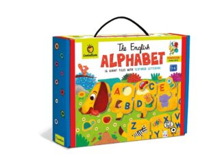 Joc Montessori Puzzle Alfabet Cățelul Prietenos, 3-6 ani, Ludattica