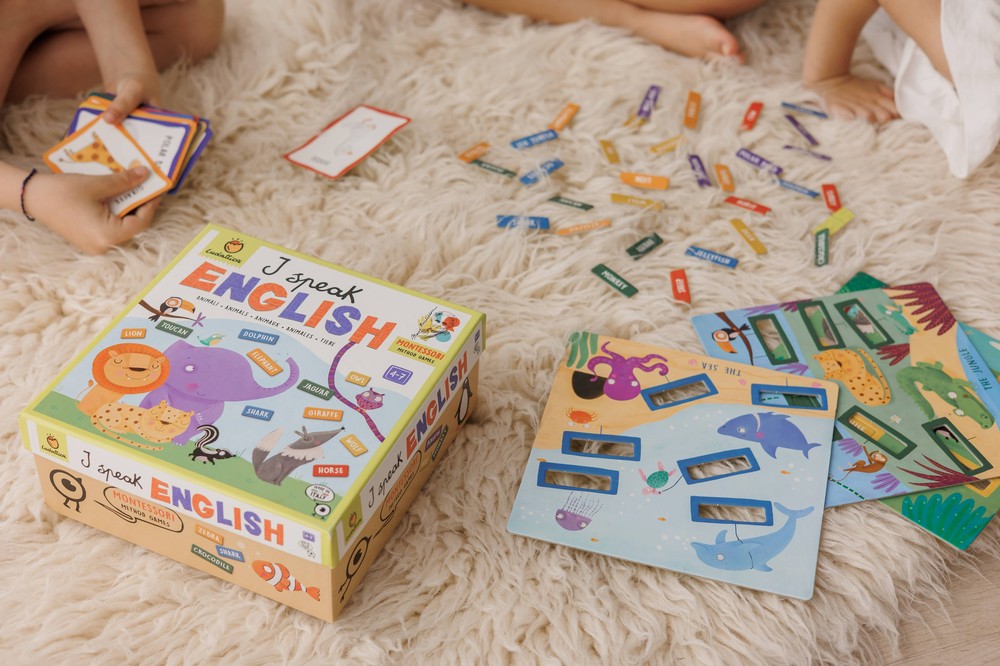 Joc Montessori Să vorbim în engleză, Ludattica, 4-7 ani 4