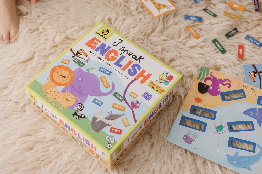 Joc Montessori Să vorbim în engleză, Ludattica, 4-7 ani 5