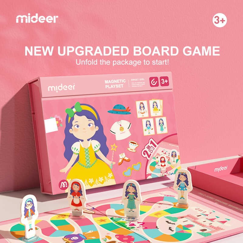 Joc Puzzle Magnetic de Artă și Asociere îmbrăcăminte, 2 în 1, puzzle magnetic și boardgame 4