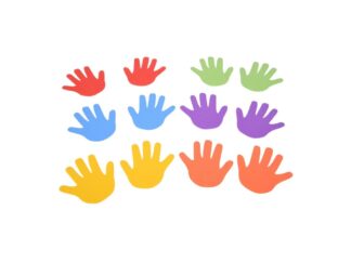 Joc senzorial mânuțe 6 seturi în 6 culori