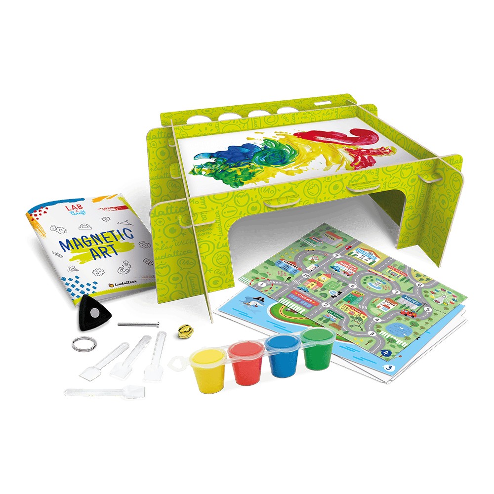 Joc STEAM Artă cu magneți, Ludattica, 3-7 ani 2