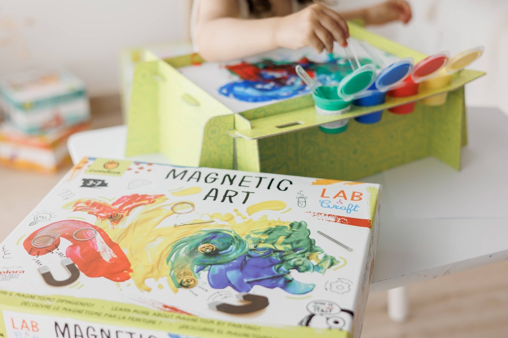 Joc STEAM Artă cu magneți, Ludattica, 3-7 ani 5