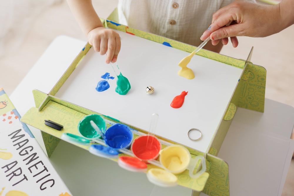 Joc STEAM Artă cu magneți, Ludattica, 3-7 ani 7