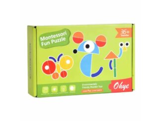 Joc Tangram Puzzle Montessori cu 39 piese