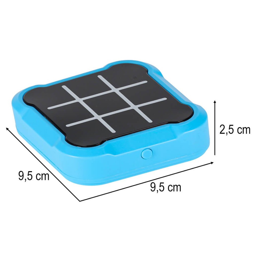 Joc X și 0, Tic Tac Toe, Consolă digitală tip puzzle 4 în 1, portabilă, pentru copii și adulți 8