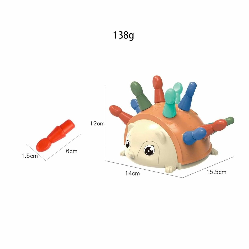 Jucări de motricitate, Arici cu țepi colorați, Fun Hedgehog 6