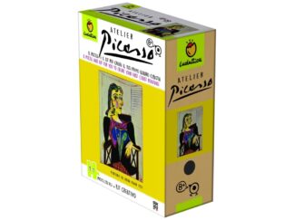 Kit Creativ și puzzle 224 piese Atelier Picasso, Ludattica, 8-9 ani +