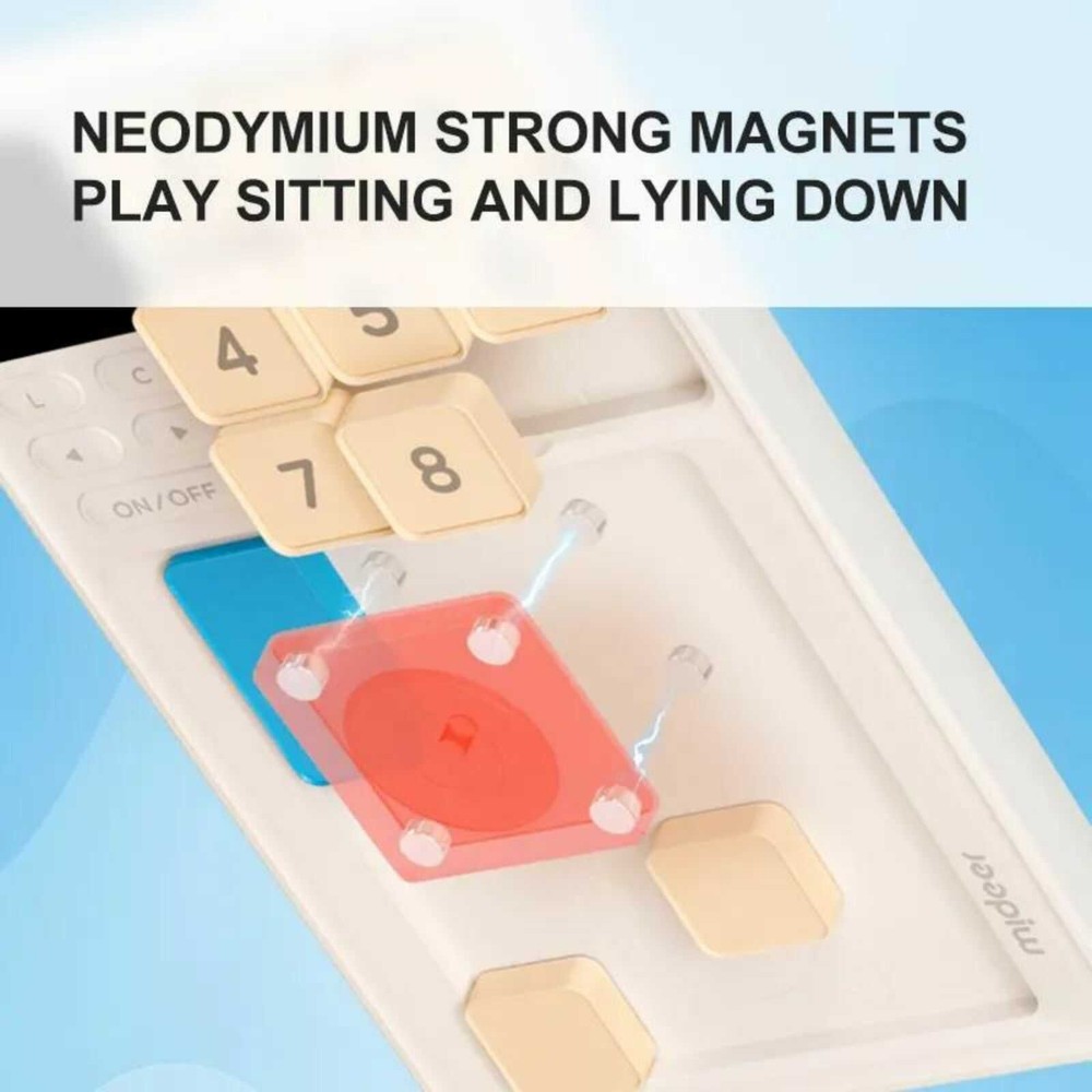 Klotski Cube Maze, Joc de Inteligență cu AI Integrat, de Gândire Logică, Boardgame, Puzzle Avansat cu Piese și Blocuri Magnetice 11