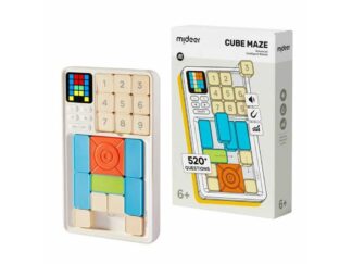 Klotski Cube Maze, Joc de Inteligență cu AI Integrat, de Gândire Logică, Boardgame, Puzzle Avansat cu Piese și Blocuri Magnetice