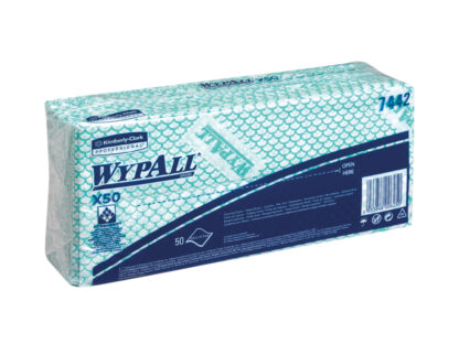 Lavete WypAll X50, Kimberly-Clark, verde