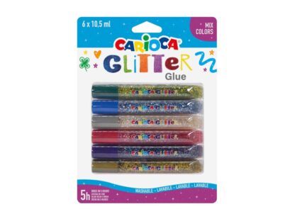 Lipici cu sclipici 6/set