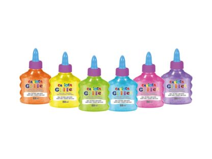 Lipici cu sclipici 88 ml Carioca 12 buc/display neon
