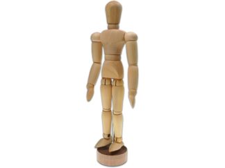 Manechin din lemn de ienupăr, 15 cm