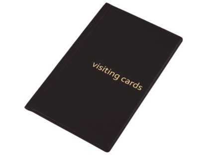 Mapă pentru 60 cărți de vizită negru
