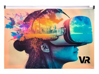 Mapă personalizată cu fermoar A4 PP Panta Plast VR