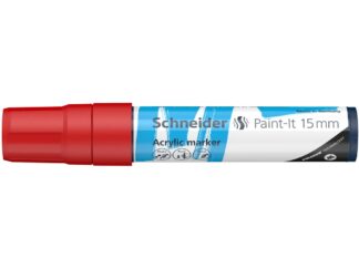 Marker cu vopsea acrilică Paint-It 330 Schneider roșu 1