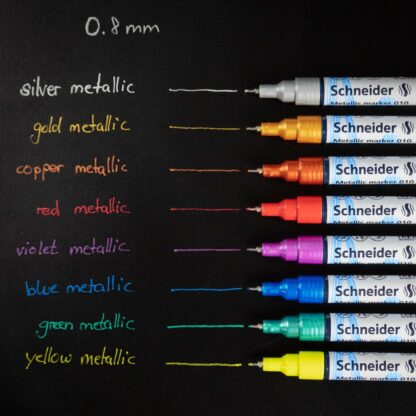 Marker metalic Paint-It 010 0,8 mm exemplu