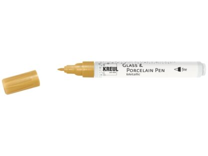 Marker pentru sticlă și porțelan Kreul Metallic Fine gold