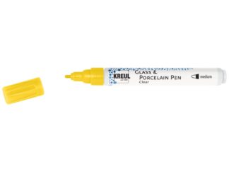 Marker pentru sticlă și porțelan Kreul Clear Medium yellow