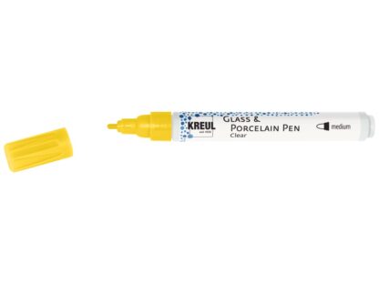 Marker pentru sticlă și porțelan Kreul Clear Medium yellow