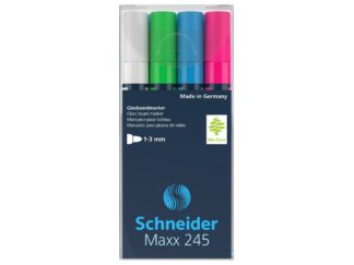 Marker pentru sticlă Schneider Maxx 245 set 1