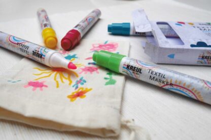 Marker pentru textile Junior Kreul, set 5 buc/set 4
