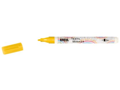 Marker pentru textile KREUL vârf Fin yellow