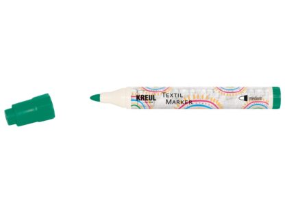 Marker pentru textile KREUL vârf Mediu green