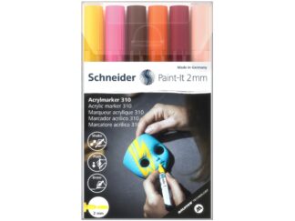 Marker cu vopsea acrilică Paint-It 310 2 mm Schneider 6 buc/set 3