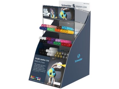Marker cu vopsea acrilică Paint-It 310 2 mm Schneider 61 buc/display