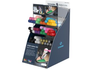 Marker cu vopsea acrilică Paint-It 320 4 mm Schneider 52 buc/display
