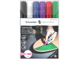 Marker cu vopsea acrilică Paint-It 320 4 mm Schneider 6 buc/set 1