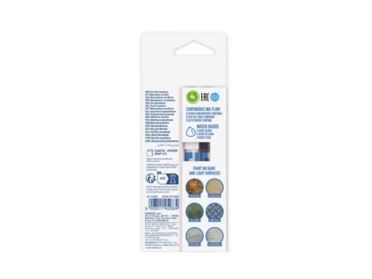 Marker cu vopsea acrilică și vârf pensulă Carioca 2 buc/set 2