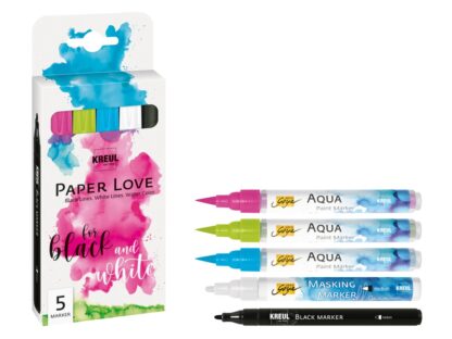 Markere Paper Love Kreul, set 5 buc 2