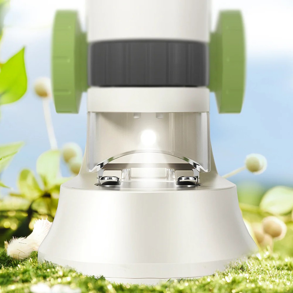 Microscop pentru copii, mărire de 160x, obiectiv optic HD, lumină Led, portabil, imagini clare 4