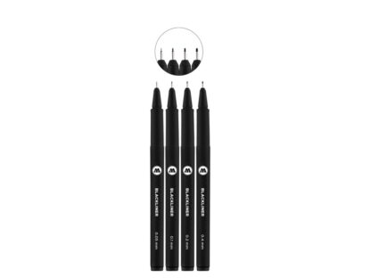 Molotow Blackliner set 2 open