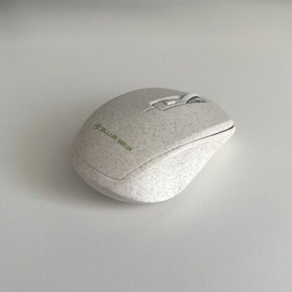 Mouse fără fir Tellur Green, 2.4Ghz, nano receiver, crem 2
