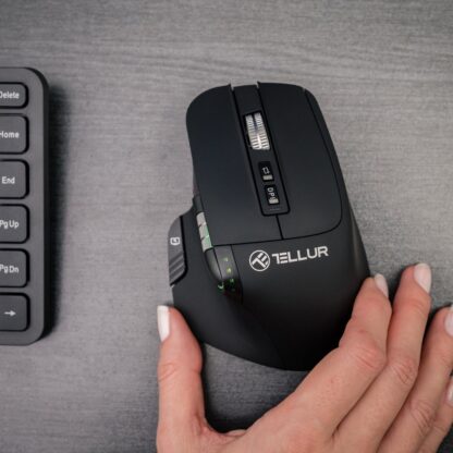 Mouse fără fir Tellur Shade, Bluetooth, Negru 5