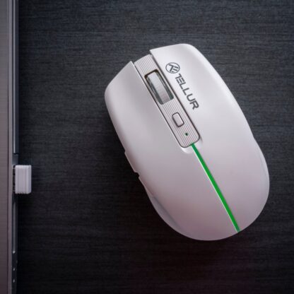Mouse wireless Tellur, Silent Click, Alb 10