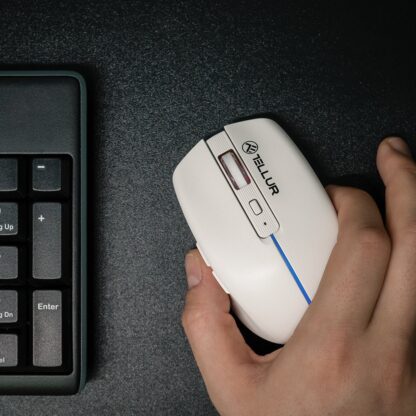Mouse wireless Tellur, Silent Click, Alb 6