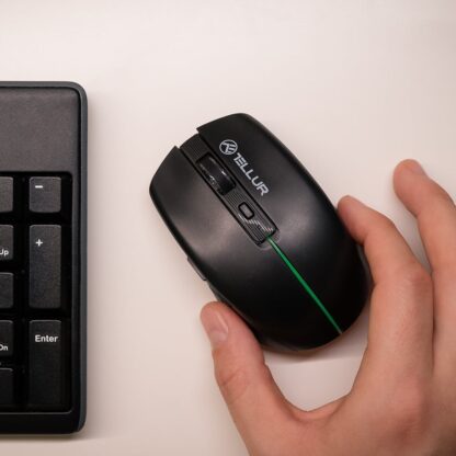 Mouse wireless Tellur, Silent Click, Negru 5