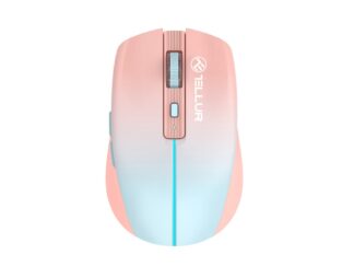 Mouse wireless Tellur, Silent Click, Portocaliu