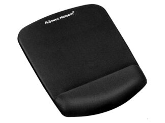 Mousepad și suport pentru încheietură PlushTouch Fellowes negru