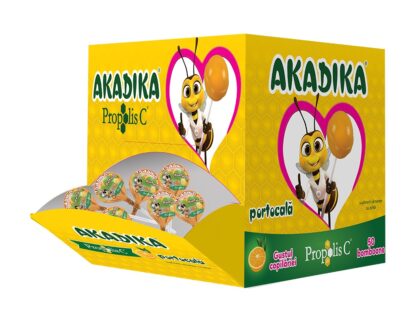 Multivitamine Akadika Propolis C Portocală, 50 buc/cutie