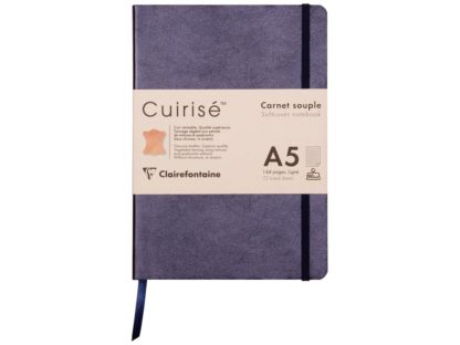 Notebook cu copertă moale din piele Cuirise, A5, Clairefontaine