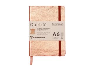 Notebook cu copertă moale din piele Cuirise, A6, Clairefontaine copper