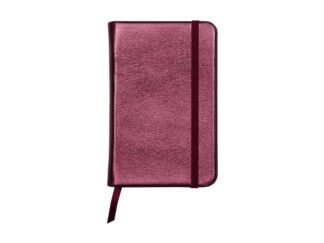 Notebook cu copertă tare din piele Cuirise, A6, Clairefontaine cherry